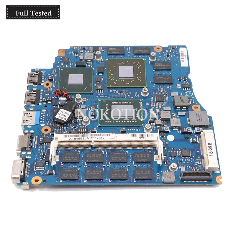 

NOKOTION A1846585A laptop motherboard for Sony VPCSB VPCSA VPCSD Pcg-41213w VPCSC Main board I7-2640M HD6630M 4G memory DDR3