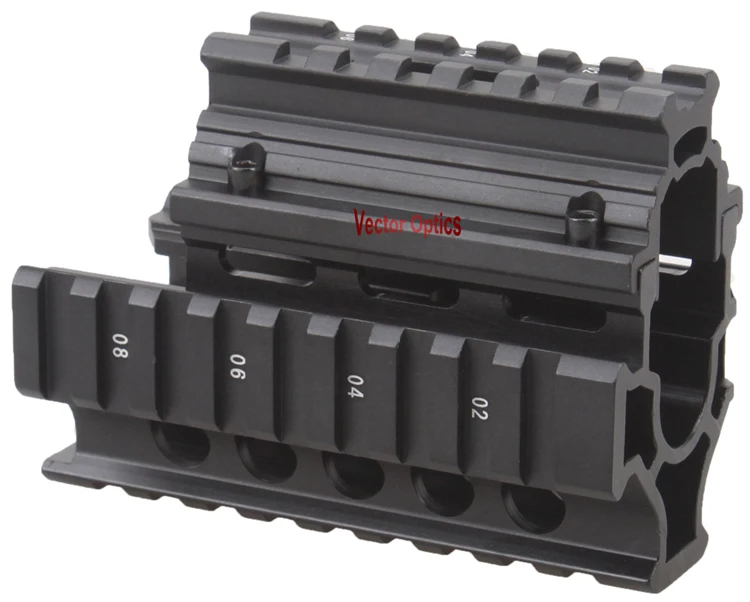 AK 74 Compact Quad Rail Handguard Acom 2