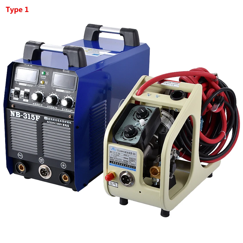 

New Arrival 220V380V Double Voltage Welding Machine NB-315F Split Wire Feeder CO2 Welding Machine 0.8-8mm 50 / 60HZ Hot Selling