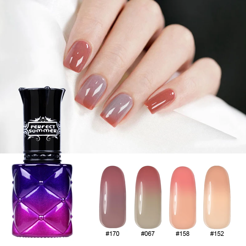 Perfect Summer LED Nail Gel Polish Change Color with Temperature Change ...