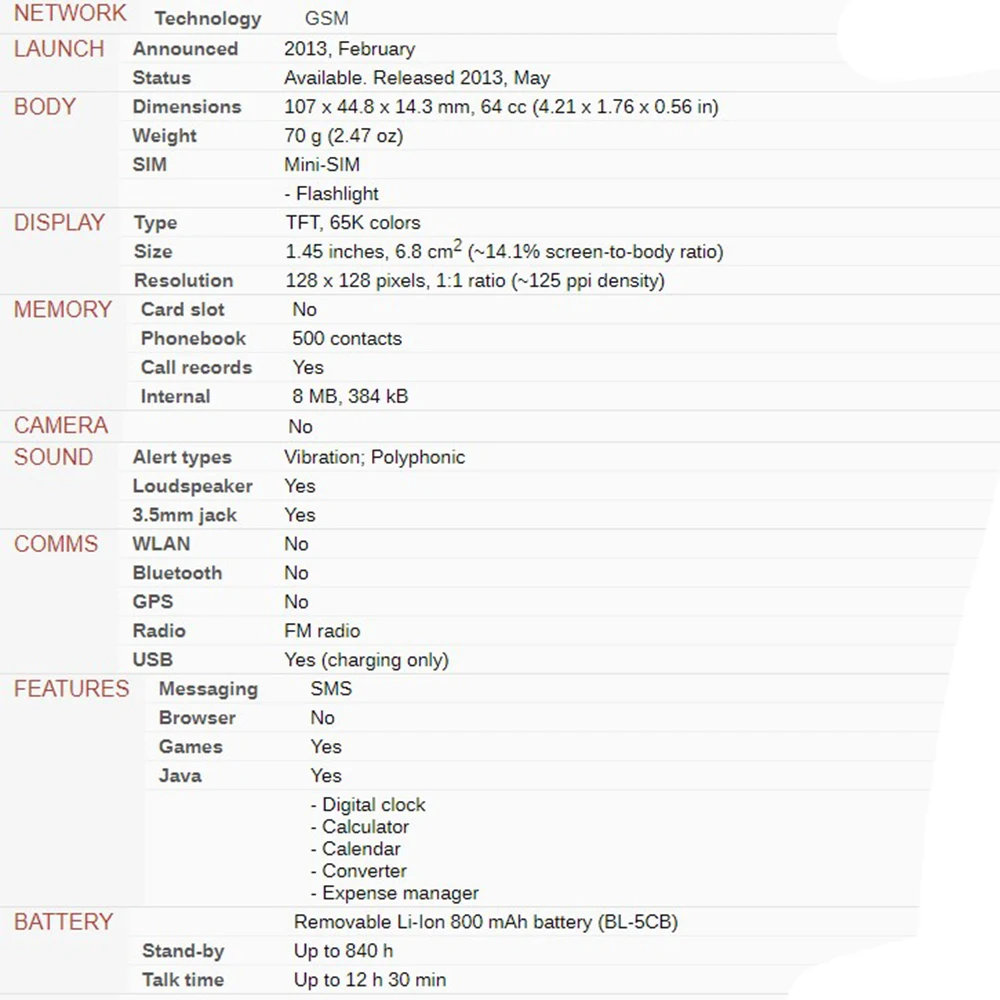 Разблокирована оригинальный Nokia 105 FM радио хорошее качество Восстановленный дешеый мобильный телефон одной сим карты или две Бесплатная