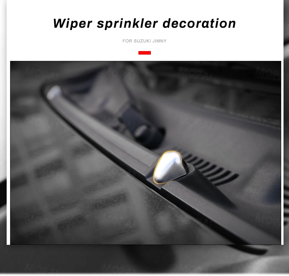 Car Wiper Water Spray Nozzle Decoration Cover
