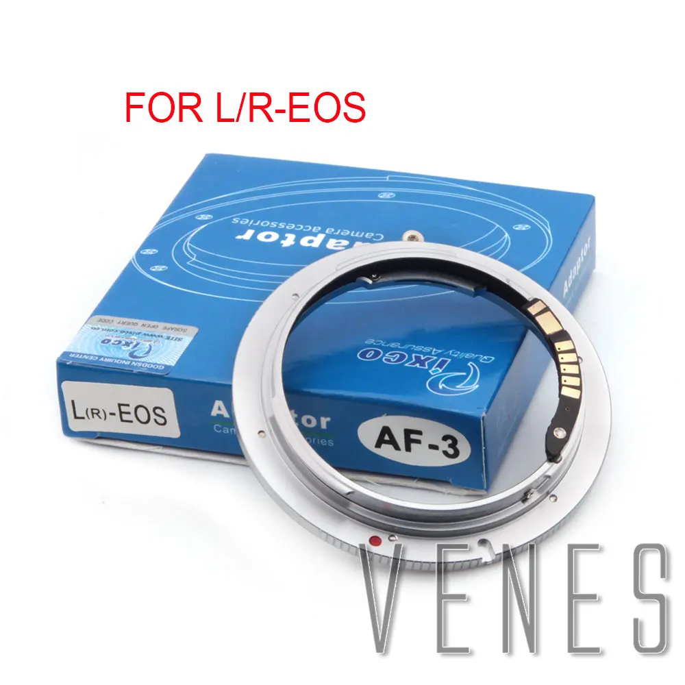 

Venes For L/R-EOS 3rd Generation AF Confirm Adapter Suit For Leica R Lens to Canon (D)SLR Camera 4000D/2000D/6D II
