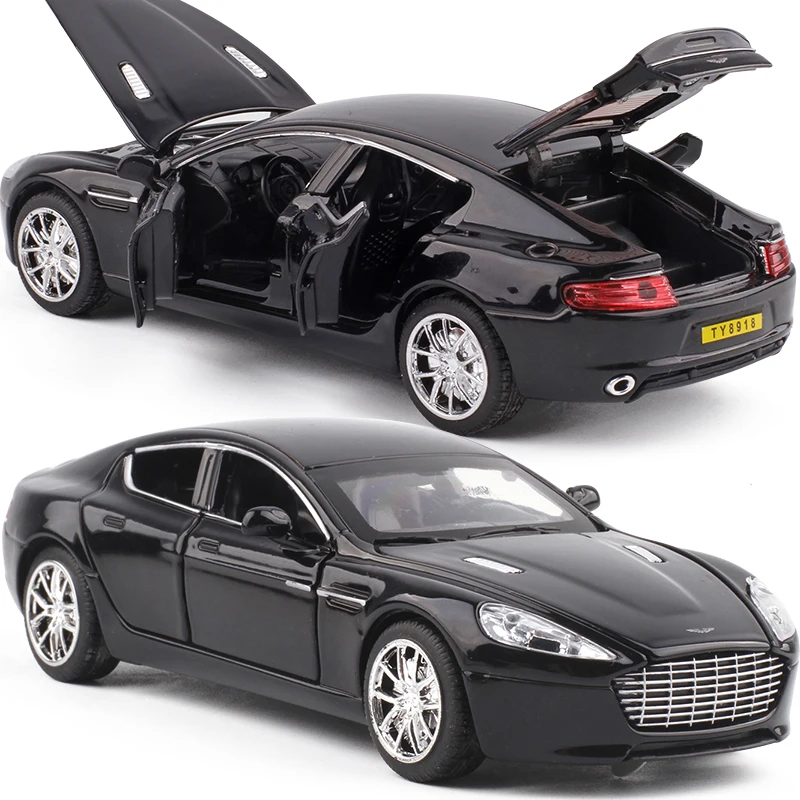 1/32 Aston Martin One-77 металлические игрушечные машинки литья под давлением модель с функцией оттягивания/музыка/светильник/открываемая дверь игрушки для детей