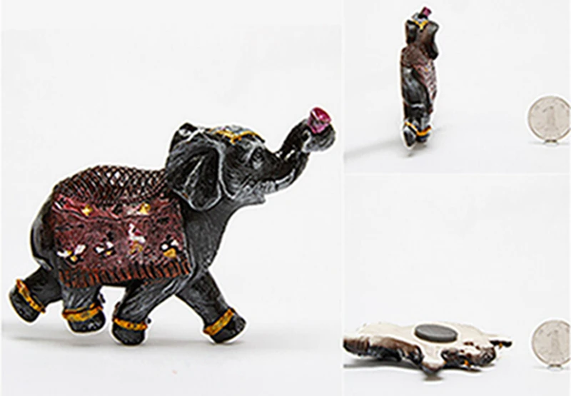 fridge magnet gift toy for kids 3DTravel Souvenir elefante Asian wood elephant fridge magnet gift toy for kids 3DTravel Souvenir elefante Asian wood elephant