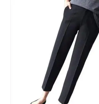 Черные и белые Новые Брюки для беременных с эластичной резинкой на талии брюки-карандаш Одежда для беременных женщин брюки для беременных