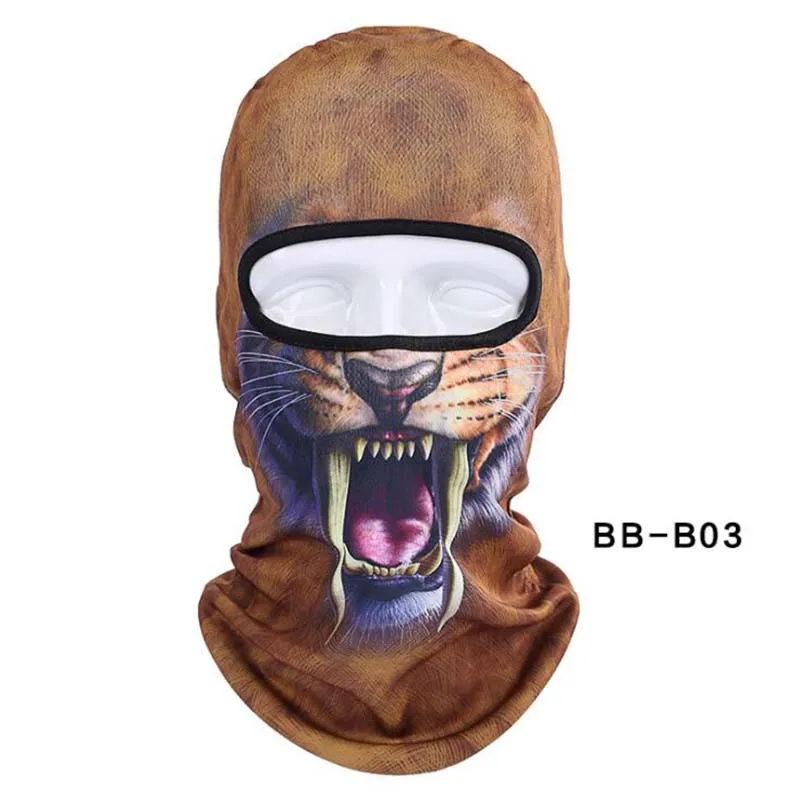 Winproof велосипедная маска для лица 3D Балаклава с животным анти-пылезащитный колпачок велосипедные лыжные принадлежности для сноуборда полная маска для шеи шарф капюшон
