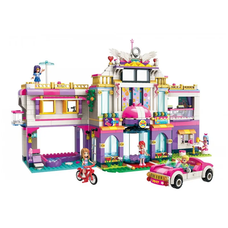 

ENLIGHTEN City Girls Friends Princess Fantasy Carousel Train Colorful Holidays Building Blocks Sets Bricks Model Figures Toys