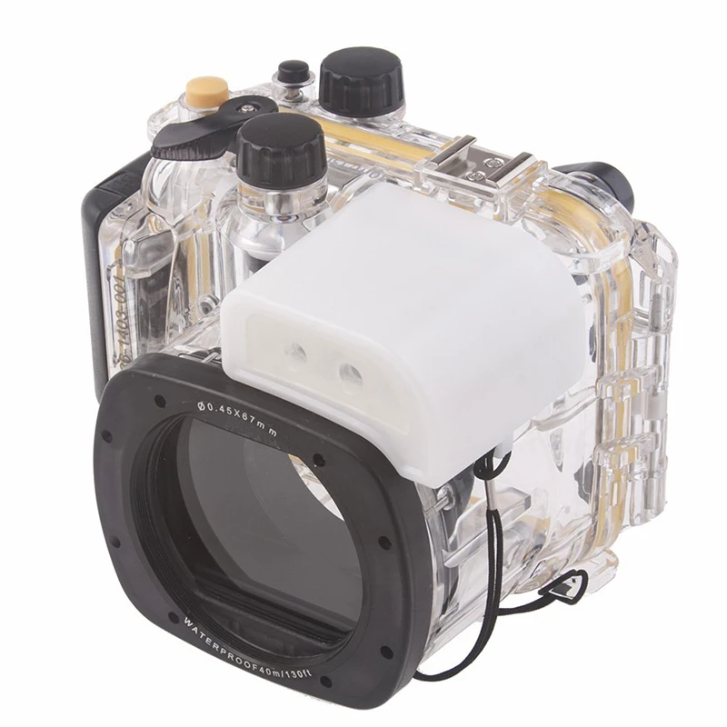 Underwater Diving Camera 40M 130FT Waterproof Housing Cover Case For