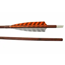 3" Spine 400 Дерево Камуфляж карбоновая стрела 4" индейка перо винт точка Охота Открытый изогнутый традиционный лук