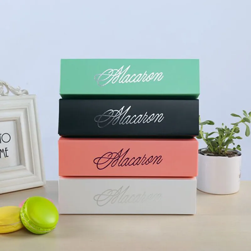 10 шт. высокое качество Макарон коробка упаковка тип ящика золотая упаковка ящик торт, коробка, шоколад коробка для выпечки и упаковки подарки