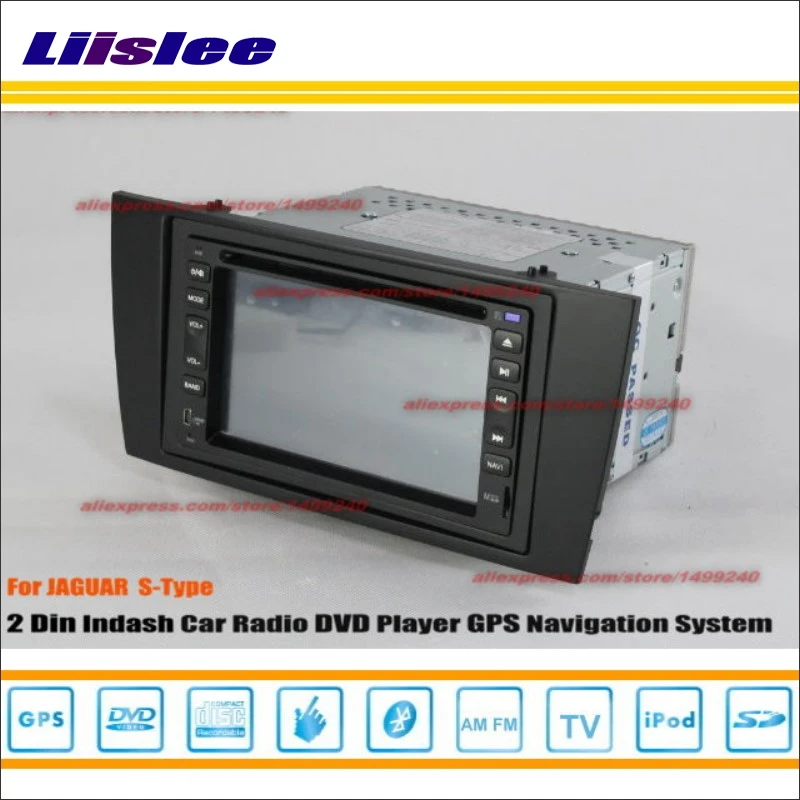 Top Liislee For Jaguar S-Type S Type X Type X-Type 2001~2009 Radio CD DVD Player GPS Navi Navigation System / Double Din Car Audio 1