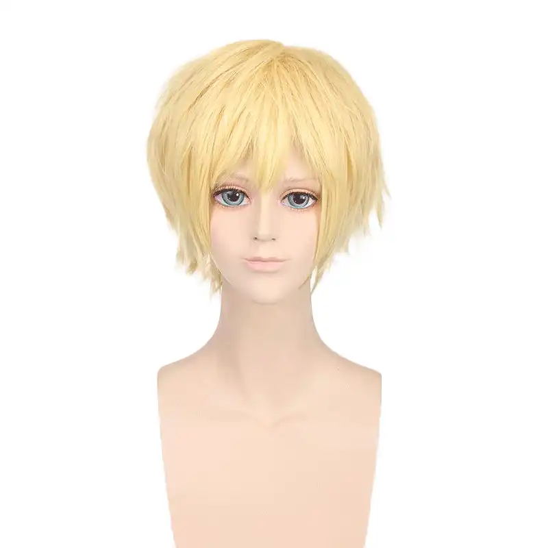 yellow mens wig