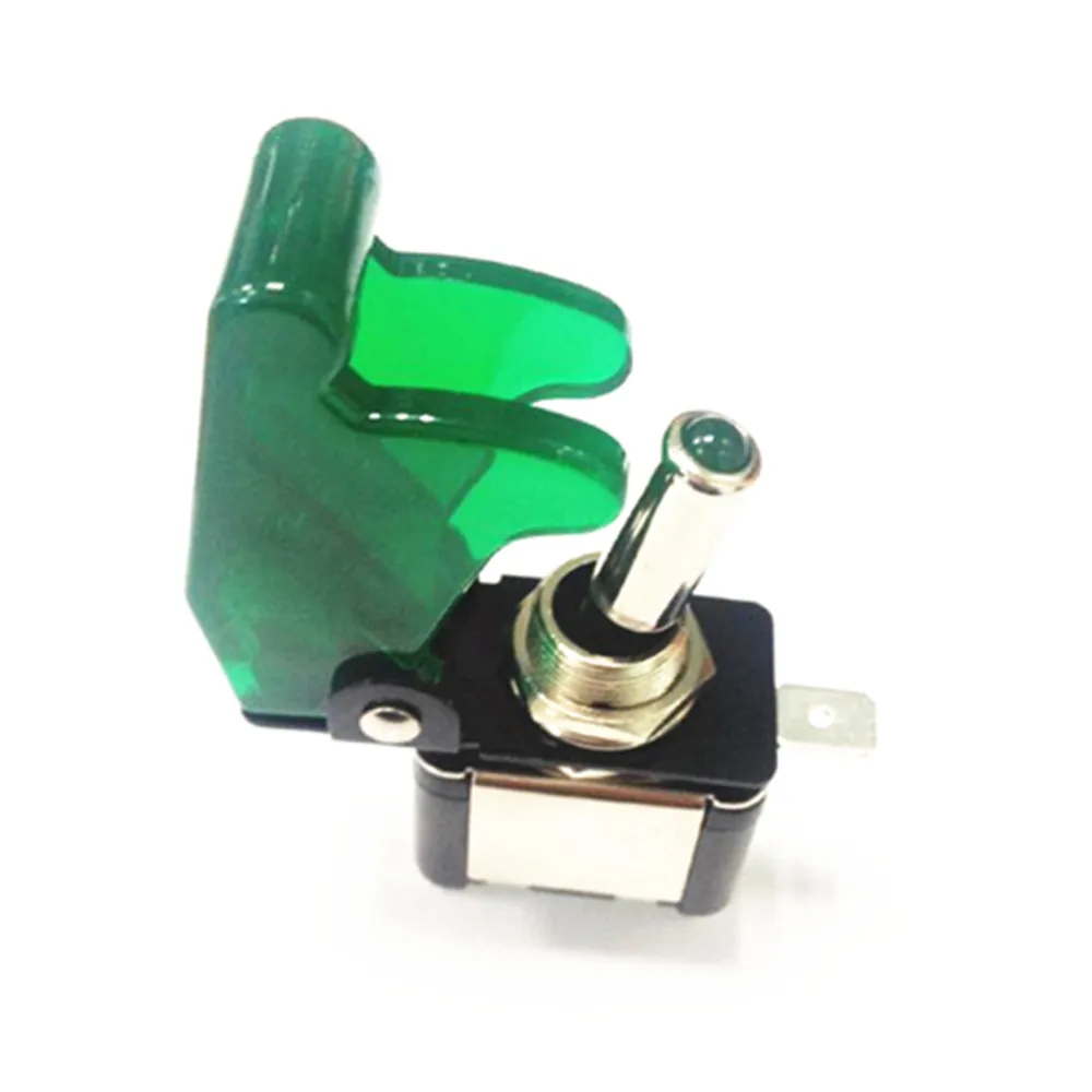 Car Cover LED SPST Toggle Rocker Switch Control 12V 20A On/Off | Автомобили и мотоциклы