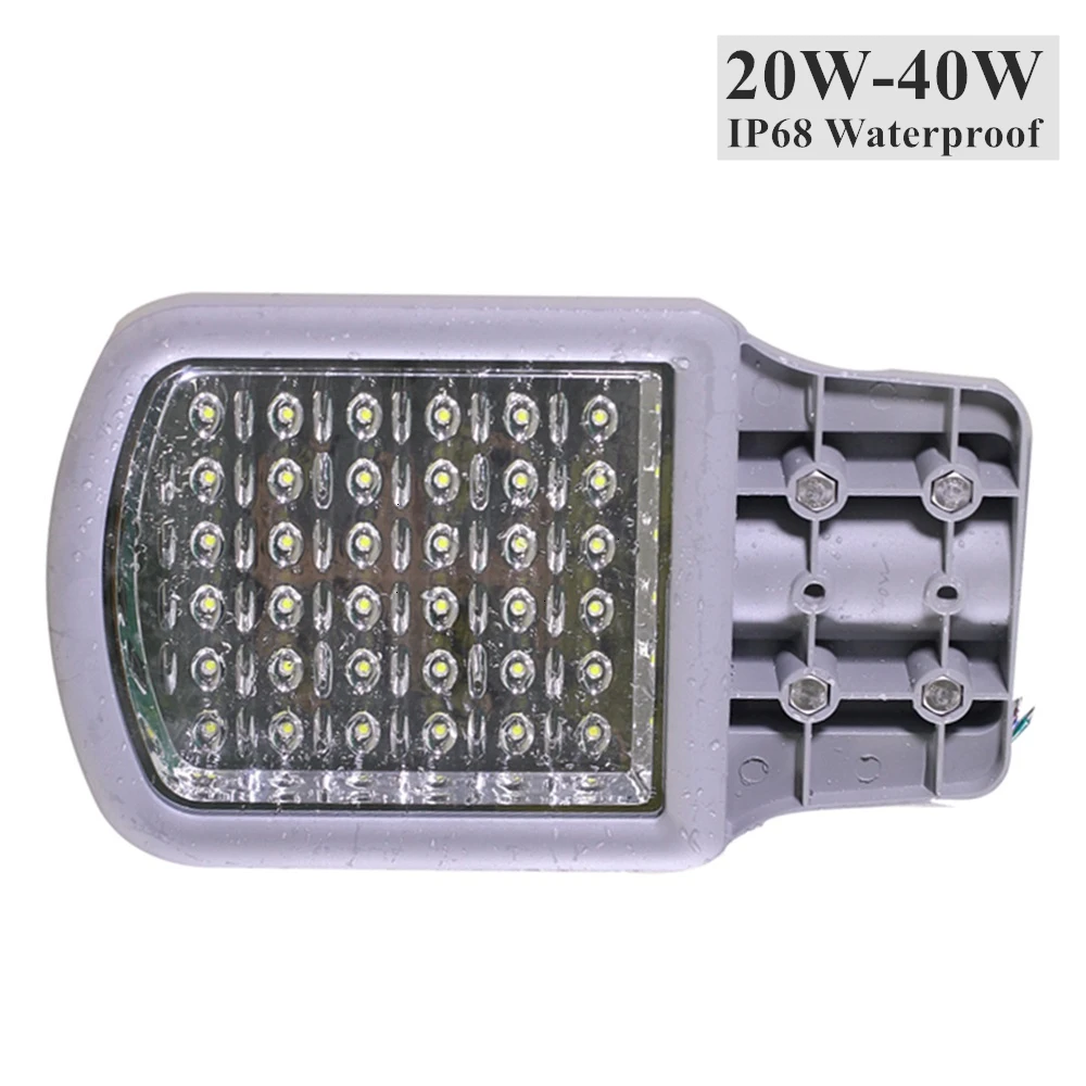 

DLC UL listed 20W 40W 60W LED streetlight IP68 water proof MW HLG driver 5 years warranty 100W 200W LED street lights