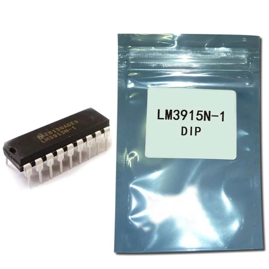 New Original 10Pcs/lot LM3915N 1 DIP18 LM3915 DIP LED Bar Dot Display ...