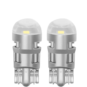 

2pcs W5W LED 12V T10 Car lamps 168 194 Turn Side License Plate Light Car Parking Fog Light Clearance Light Car Styling 7 Colour