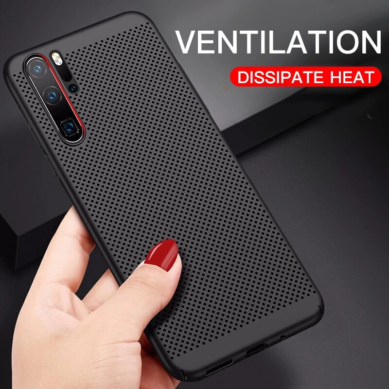 

Heat Dissipation Phone Case For Huawei P8 P9 P10 P20 P30 Pro Lite Breathe Matte PC Cover For Huawei Nova 2 Plus 2i 2S 3i 3e 4 4e