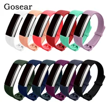 Gosear 12 шт. сменный ремешок на запястье, браслет ремешок для Fitbit Fit bit Alta HR Смарт часы Banda банде аксессуары