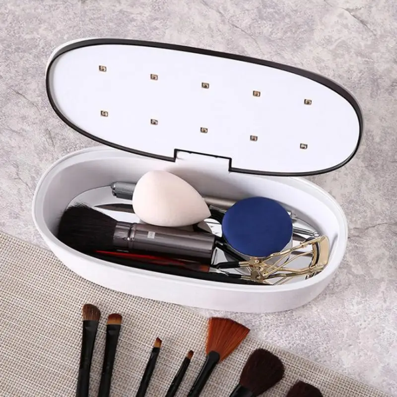 

LED Cabinet Box Shape UV Manicure Multi-function Disinfection Sterilizer Toothbrush MAKEUP Brush Fork Tableware Sterilizer