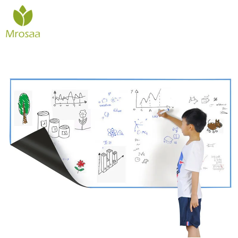 

Newest A3 30*42cm Flexible Fridge Magnets Whiteboard Waterproof Kids Drawing Message Board Magnetic Refrigerator Memo Pad