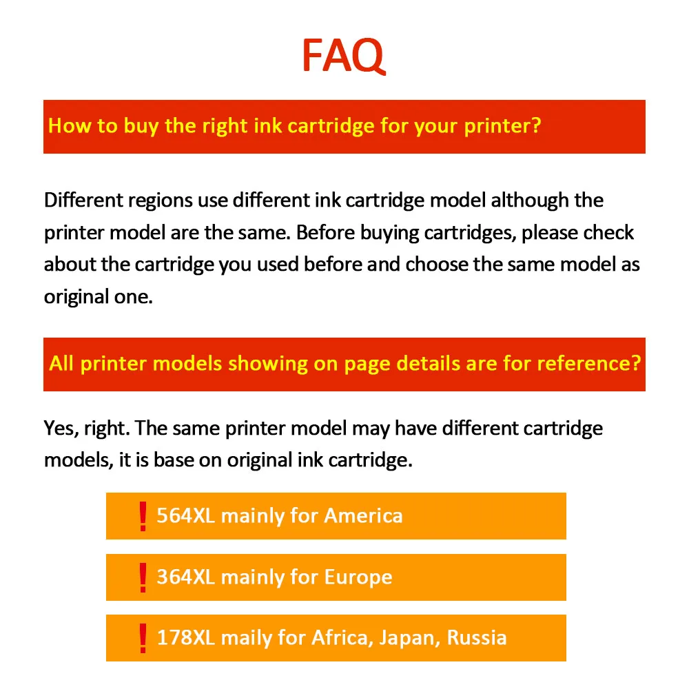 XiangYu 364 XL Совместимость замените картридж для hp 364 для hp 364 Картридж для струйного принтера 3070A 5510 6510 B209a C510a C309a принтера