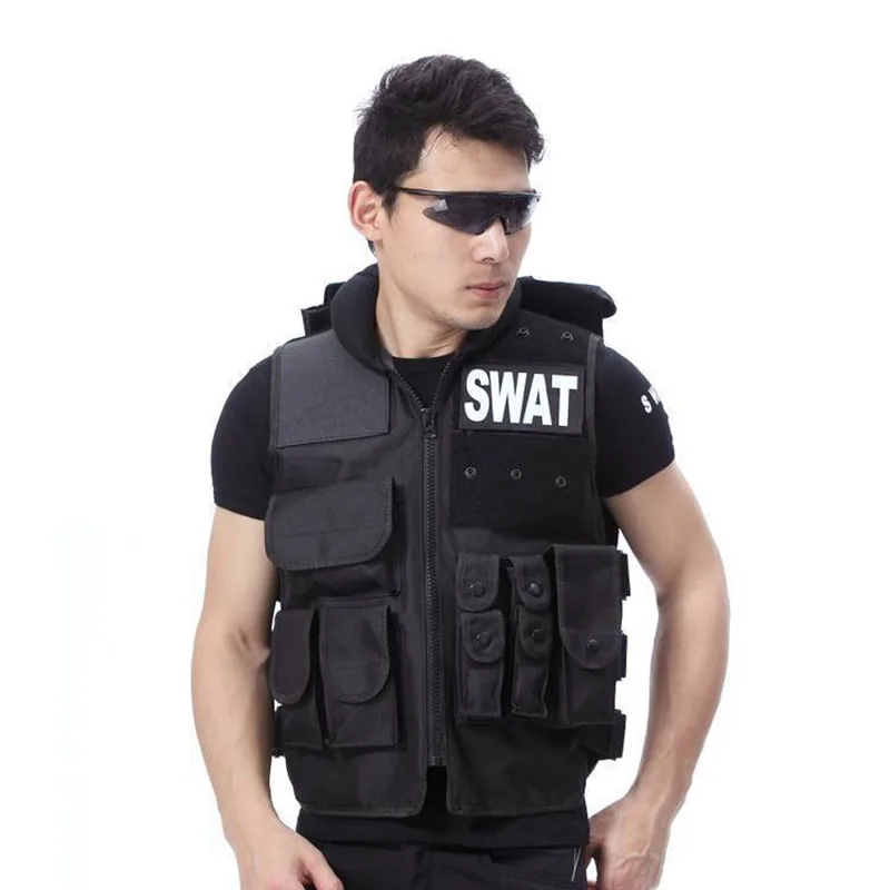 Gilet tattico Swat traspirante Giubbotti militari da combattimento Armatura  Sicurezza Caccia Esercito all'aperto Cs Game Airsoft Jacket Training Suit