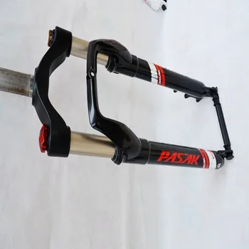 

Whool Locking Suspension Forks Aluminium Alloy For 4.0"Tire Snow Moutain Bike26 Fork Fat Bicicleta only 2890g Travel 90mm