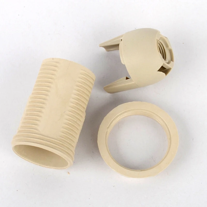 10sets E14 E12 Lamp Holder Plastic Lighting Socket Connector Full Screw