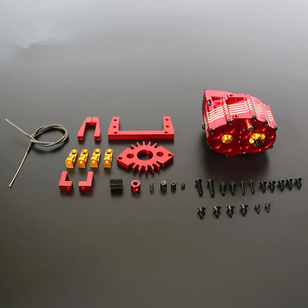 R/C trailer truck metal gearbox hydraulic transmission box for 1:14 scale 8X8 dumper truck tamiya actros arocs benz scania MAN