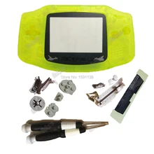 Горячая Распродажа, ограниченная серия, корпус для объектива, прозрачный желтый цвет, оболочка для корпуса, набор GBO DMG, игровая консоль для ремонта, подарки для мальчиков