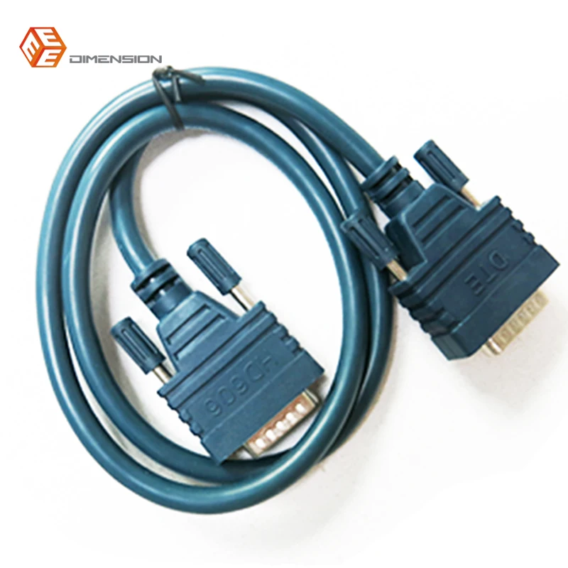 

3FT High Quality Length Router Cable Cab-HD60MMX Lfh60 Dte/dce Smart Serial for Cisco Wic-1t, Nm-4t