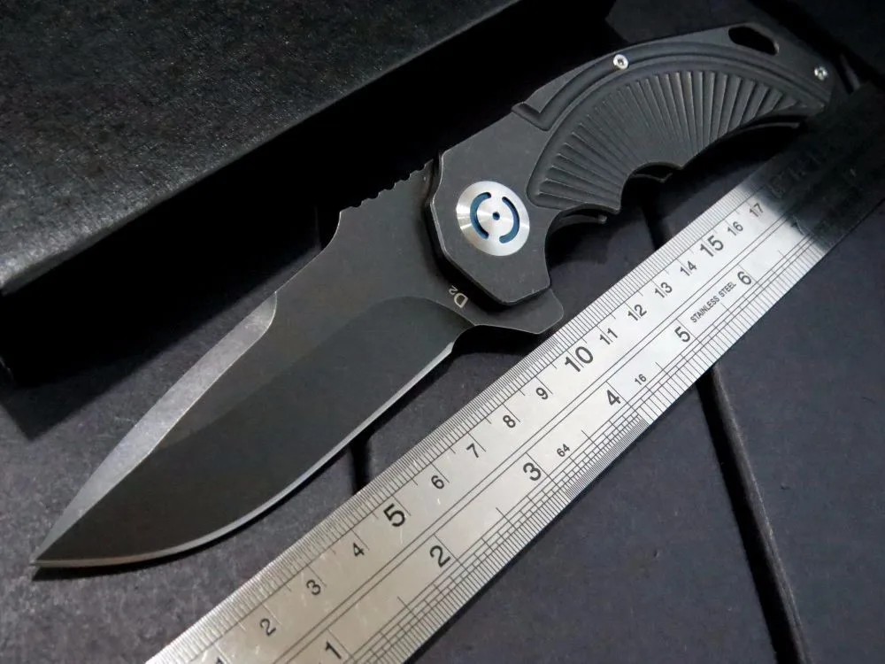 

58 ~ 60 HRC Ball Bearing Tactical Folding Knife,D2 Steel Utility Pocket Knife Survival Knives Hunting Knives Tools Self Defense