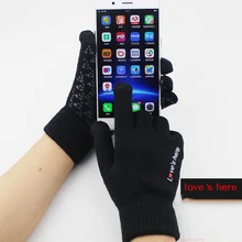 Хлопковые перчатки для женщин и мужчин, Зимние перчатки для верховой езды с сенсорным экраном, теплые защитные перчатки, Нескользящие защитные рабочие перчатки