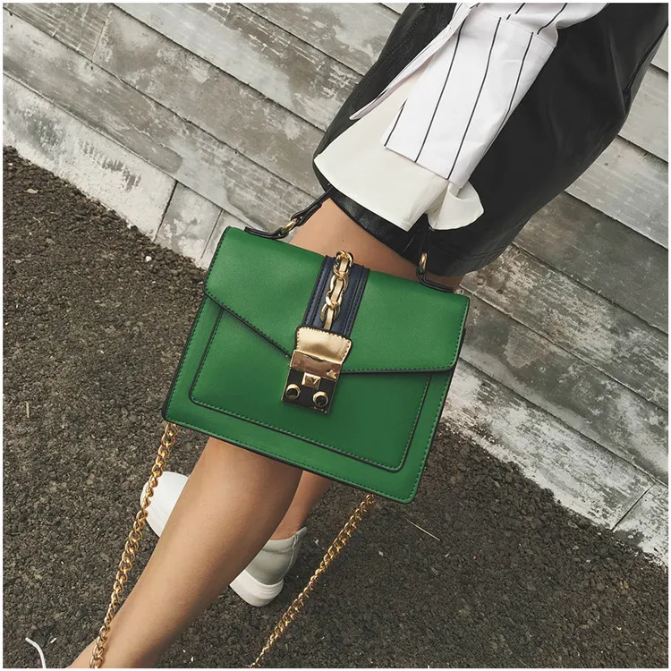 Дизайнерская Роскошная брендовая Высококачественная женская сумка из искусственной кожи зеленого цвета с мультипликационным принтом, сумка на плечо, женская сумка, сумки через плечо