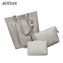 Venta caliente de La Nueva Marca de 2017 Mujeres De Lujo Bolsa de 3 Unidades Set Cuero de LA PU de La Borla Serpentina Python Bolso de Totalizador de Las Mujeres de Señora Handbag Feb17