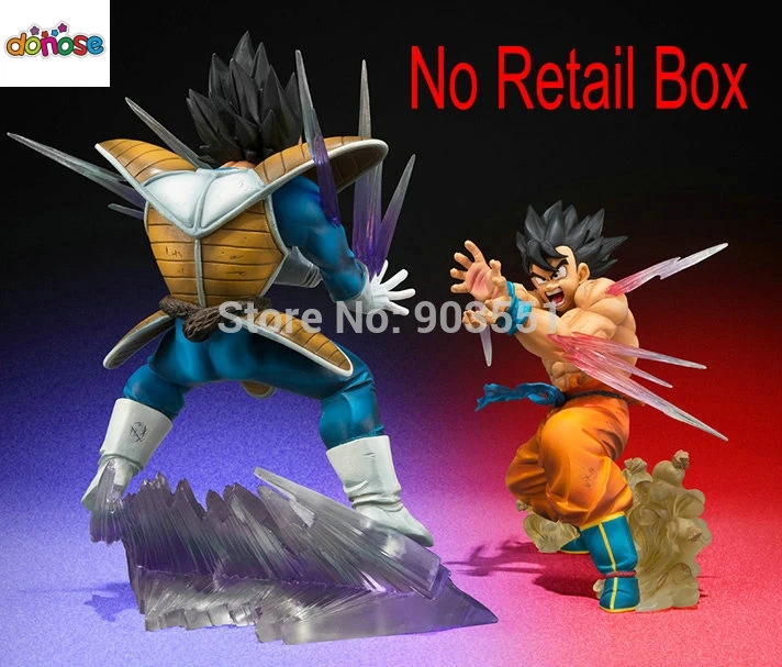 Аниме Dragon Ball Z Сон Гоку Вегета KameHameHa Ver. Tamashii web-ed. Limitada ПВХ фигурка модель игрушки 12 см - Цвет: goku vegeta NO BOX