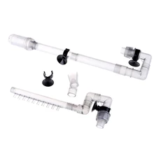 Acessórios de saída HW-602B/HW-603B tubo de saída de fluxo de água da tubulação do tanque de peixes aquário filtro externo canister peças entrada