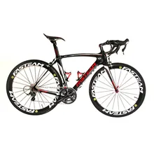 HOT SALE 2017 Full Carbon 700C Road Bike Carbon Complete Bicycle With Ultegra R8000 22 Speed Groupset And 50MM Wheelset