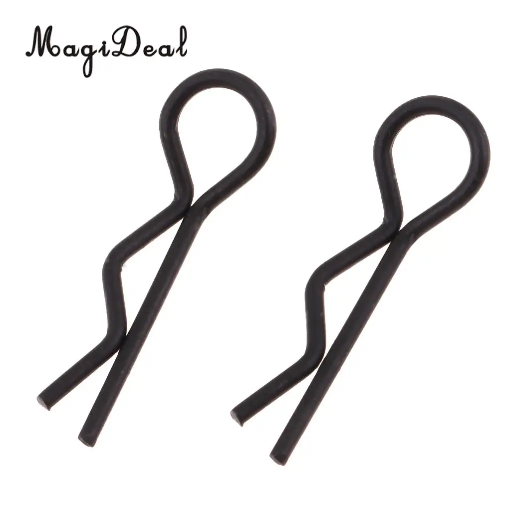 1/10 1/12 1/16 RC Car Body Shell Clips Pins 7.0mm Black 50x DIY Accessories