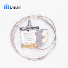 3-контактный термостат для холодильника, морозильная камера, регулятор температуры, переключатель 68 мм, тепловые линии, 3 фута, 220 В, 250 В, запасные части для холодильника