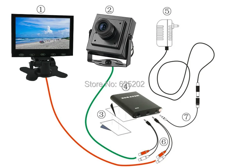  Super Mini AHD grabadora 1 canal móvil DVR soporte 256GB tarjeta TF y 1TB HDD