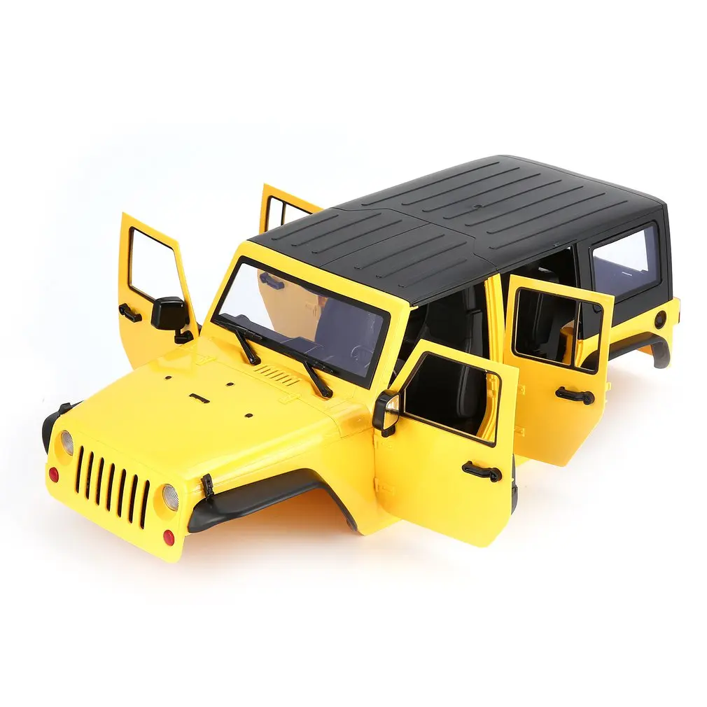 

Hard Plastic Car Shell 313mm Shell Body DIY Kit for 313mm Wheelbase 1/10 Wrangler Jeep Axial SCX10 RC Car Crawler Vehicle Model