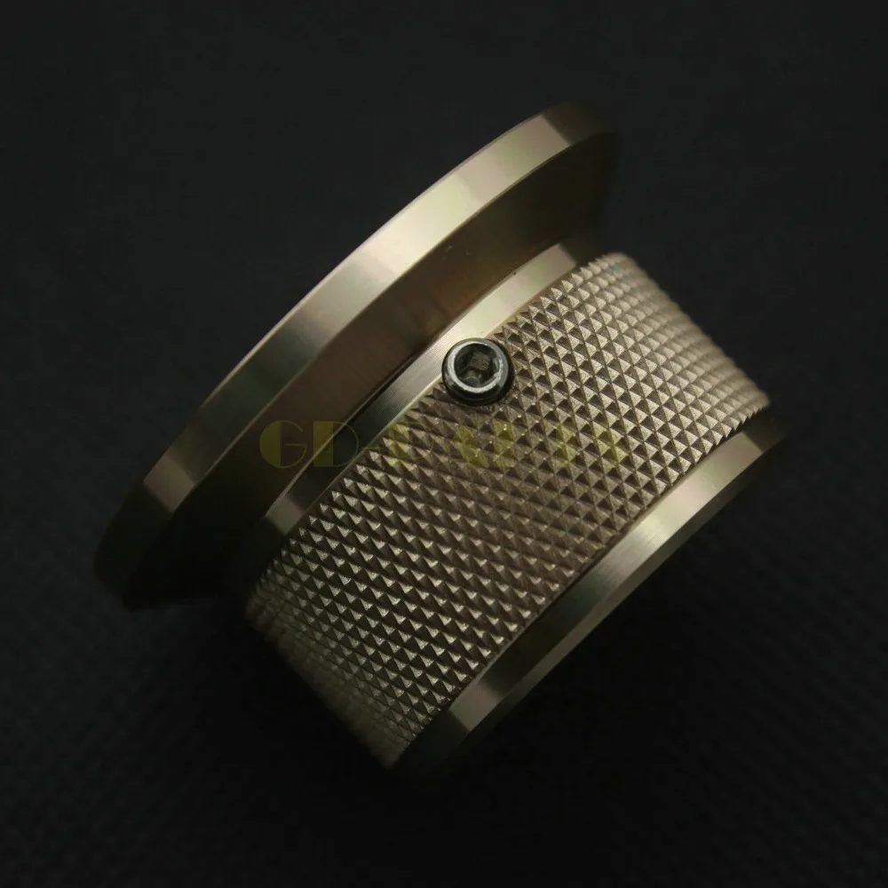 Usinado de Alumínio Botão de Controle para Alta Sólido Potenciômetro Fidelidade Áudio Dac cd Player Amp Alto-falante Gravador Turntable 44*25mm Cnc - Image 4