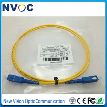 50 шт./пакет, SC-SC версии A, Симплексное соединение 3,0 мм одиночный режим G652D, 1 м, ПВХ оболочка, волоконно-оптический патч-корд, SC/UPC-SC/оптический патч-корд FTTH волоконно-оптический соединительный кабель