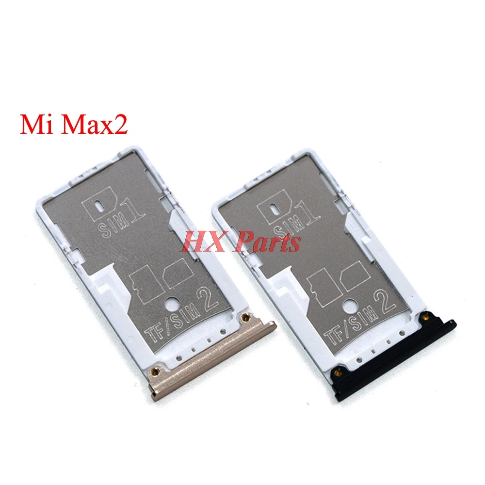 10 шт. новый лоток для sim карты Xiaomi Mi Max 2 Max2 Sim + слот sd запасные части|tray|tray simtray holders |
