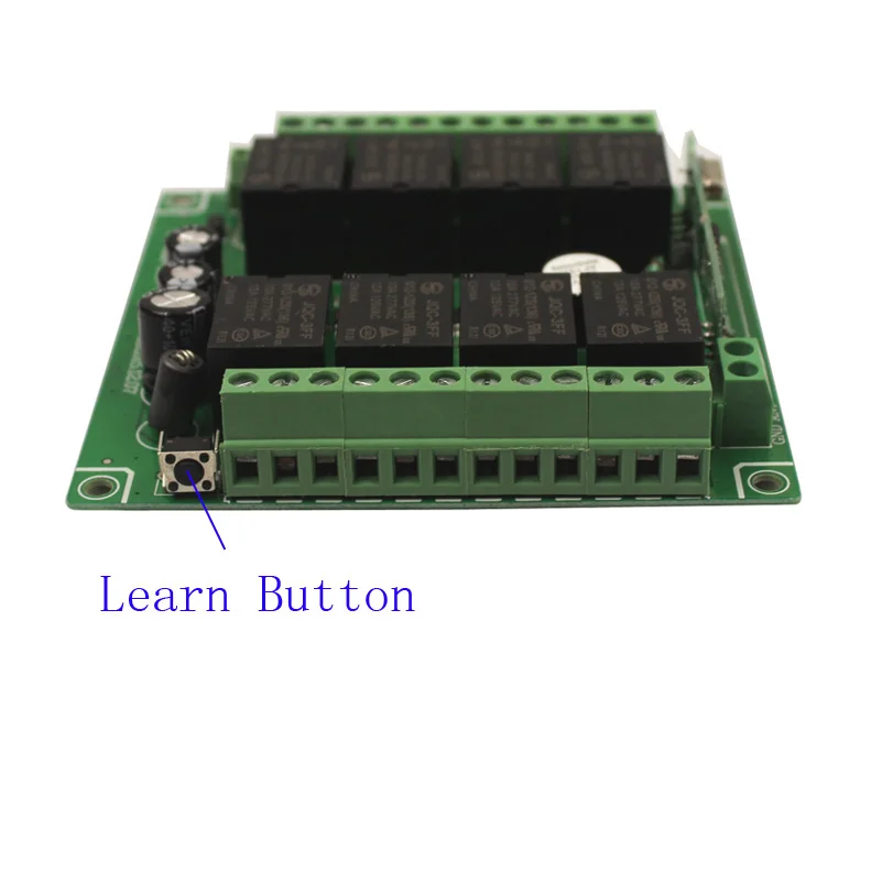 12V 8CH Wireless Remote Switch Relay Remote Control Relay Module 8Ch Transmitter and Receiver Switch 315433MHz Board (4)