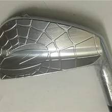 7 шт. Zodia паук Кованое железо набор серебро Zodia паук Гольф кованые железные клюшки для гольфа 4-9 P сталь/графитовый Вал с крышкой головы