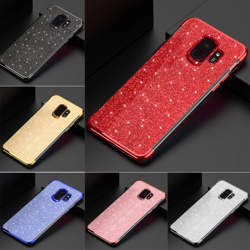 

Luxury Glitter paper plating Shining Case for Samsung Galaxy note 8 note 9 for Galaxy A7 2016 A710F 2017 For Galaxy J2 Pro 2018