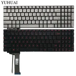 Новый для ASUS GL552 GL552J GL552JX GL552V GL552VL GL552VW N552VW N552VX G771JM G771JW американская, с задней подсветкой черная клавиатура для ноутбука